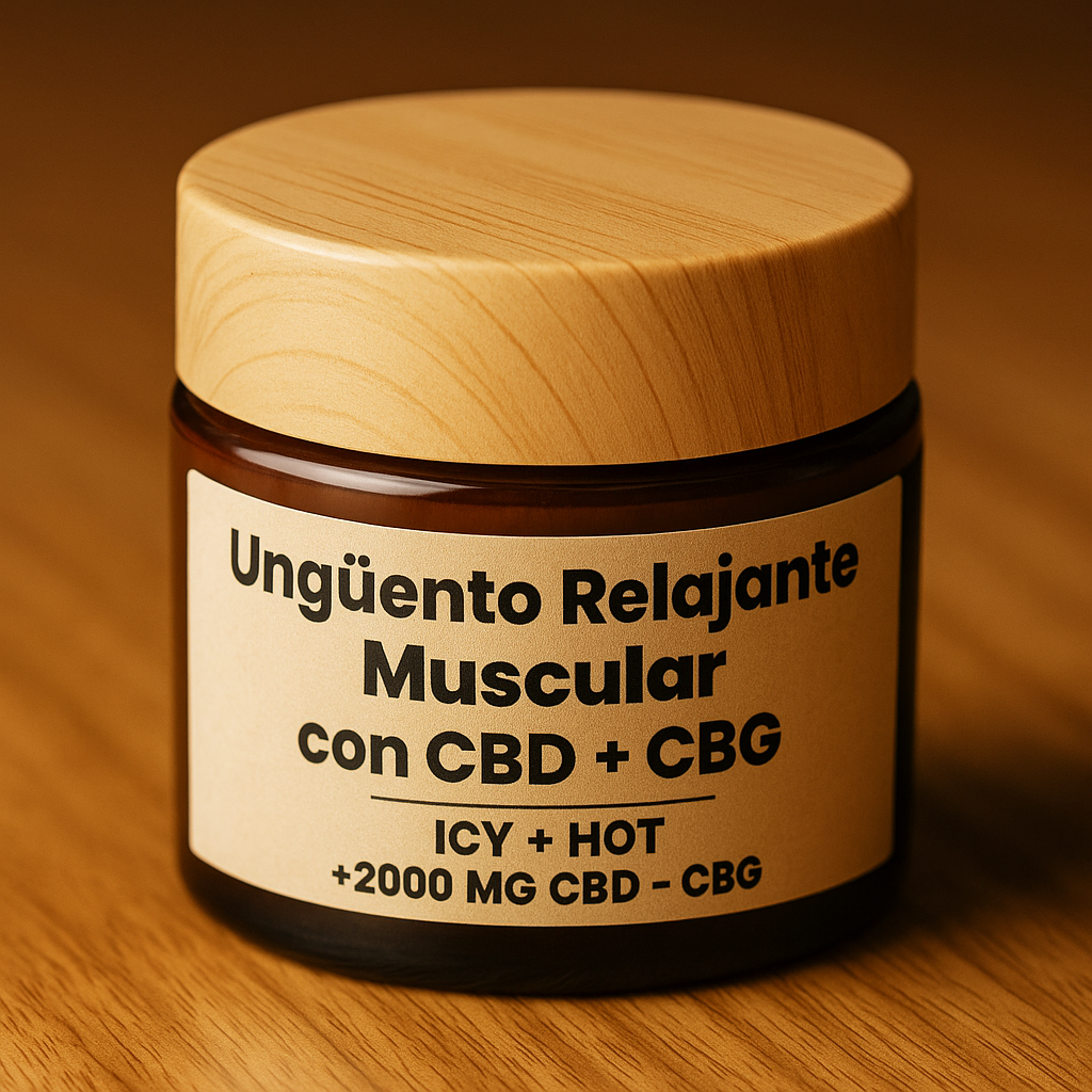 Ungüento Relax Muscular CBD + CBG — Vuelve a Moverte Sin Dolor