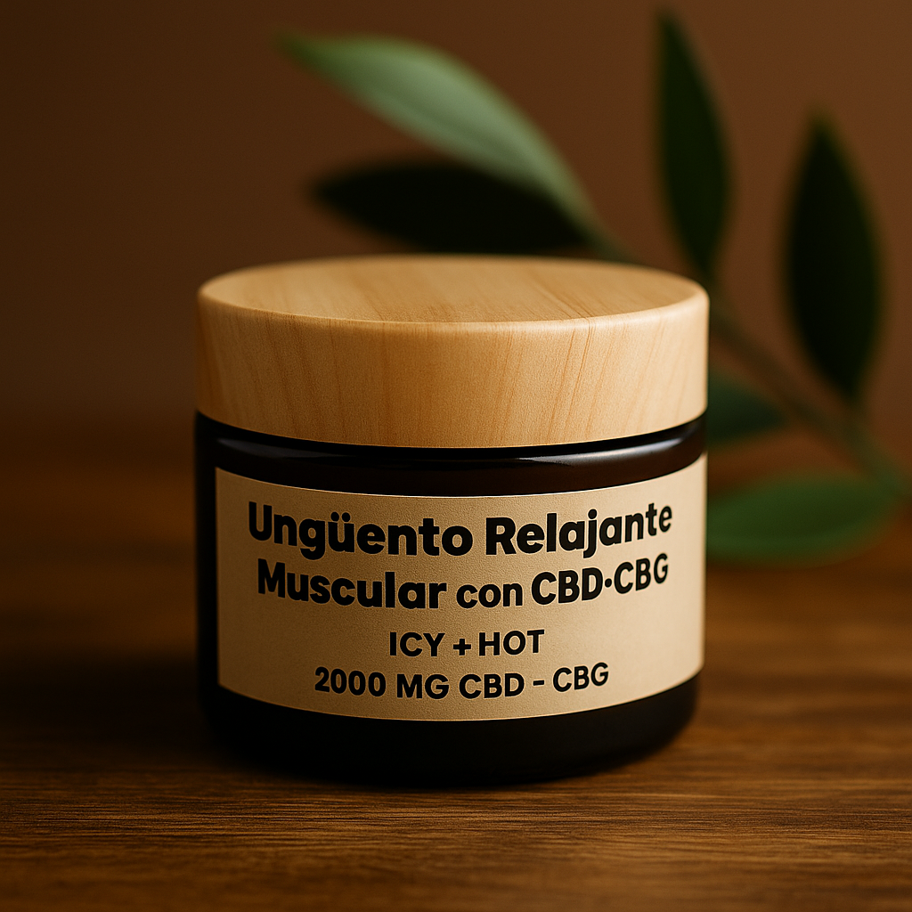 Ungüento Relax Muscular CBD + CBG — Vuelve a Moverte Sin Dolor