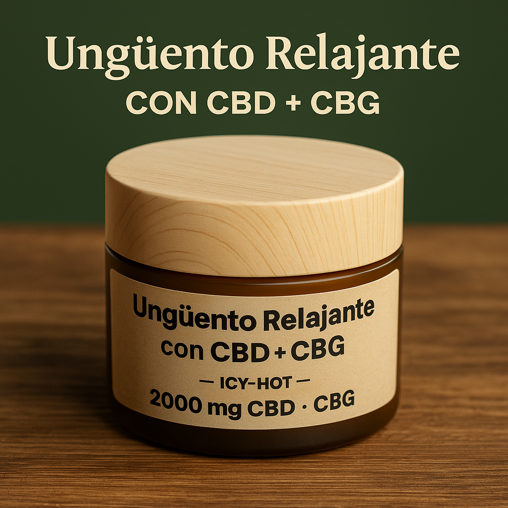 Ungüento Relax Muscular CBD + CBG — Vuelve a Moverte Sin Dolor