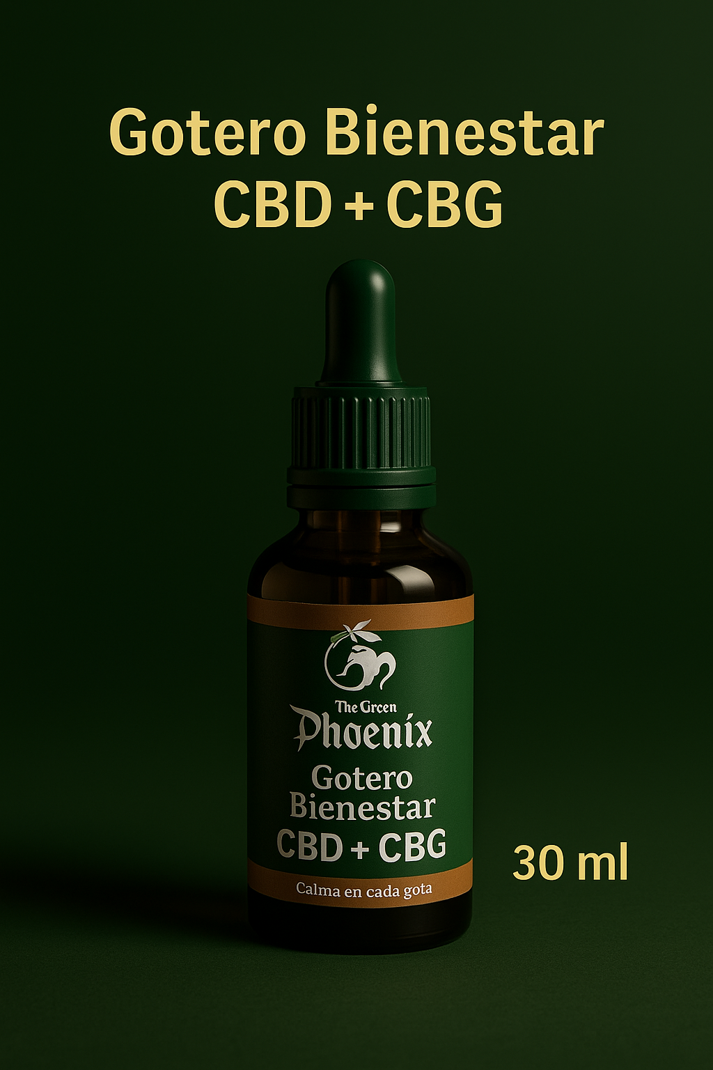 Gotero Bienestar CBD + CBG (30 ml)